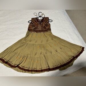 Cotton Indian chudidar for summer, you can wear only top as dress.